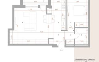 Apartament cu 2 cam si balcon- Finisat la ALB- Bloc premium - Poză 3