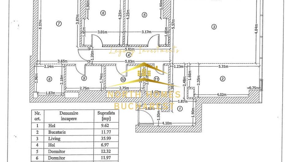 Apartament de inchiriat -4 camere -One Mircea Eliade -PARCARE - Poză 4