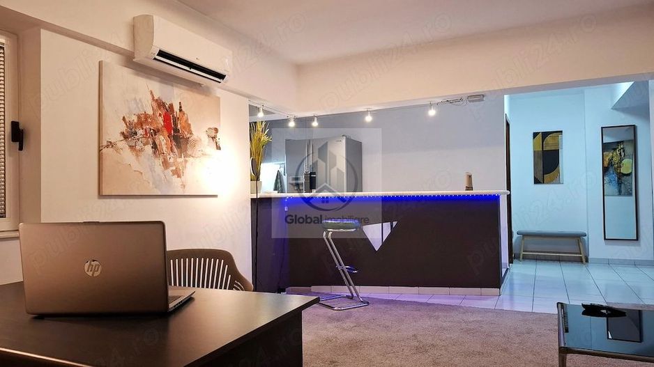 Apartament 2 camere open-space Unirii | 70 mp | 3 balcoane | 550 € - Poză 3
