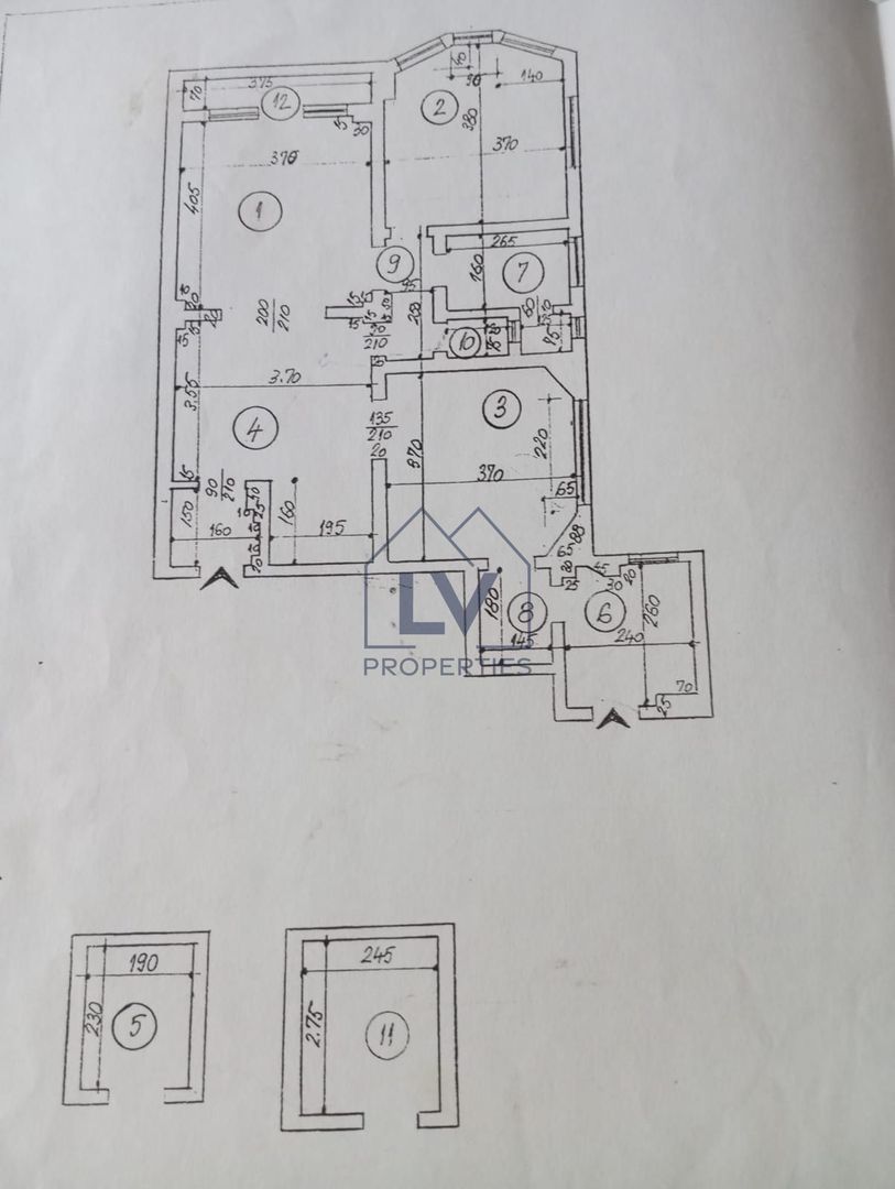 APARTAMENT 4 CAMERE CIRCULAR | ZONA UNIVERSITATE | CENTRALA PROPRIE - Schiță 11