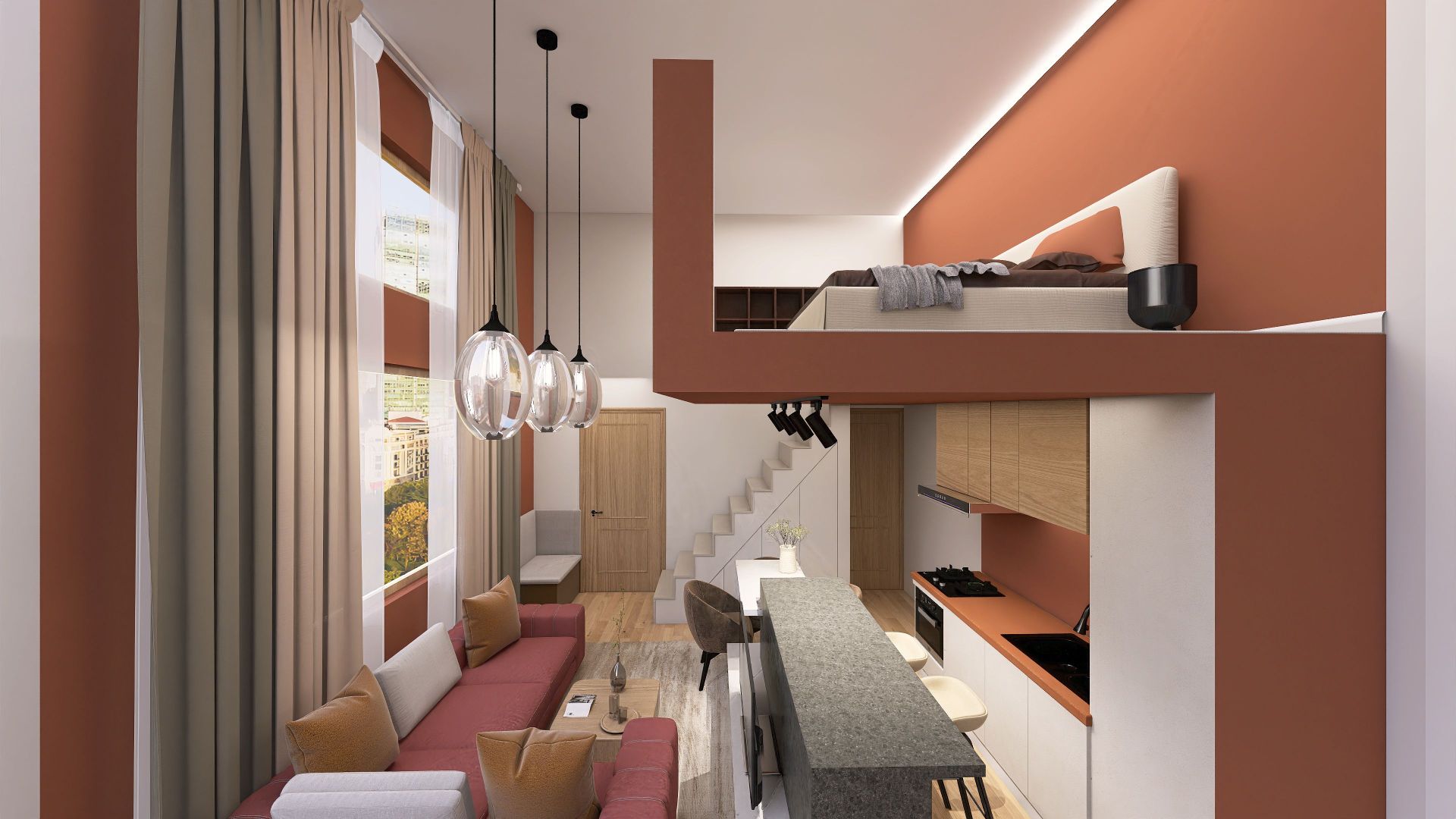 Studio Duplex Pta- Victoriei - Buzești - Poză 5