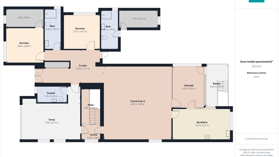 Casă de lux Oncea, piscină, 400 mp - Poză 62
