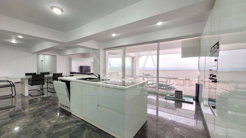 PENTHOUSE DE LUX CU TERASĂ PANORAMICĂ ȘI PRIVELIȘTE SPRE MUNȚII FĂGĂRAȘ - Poză 5