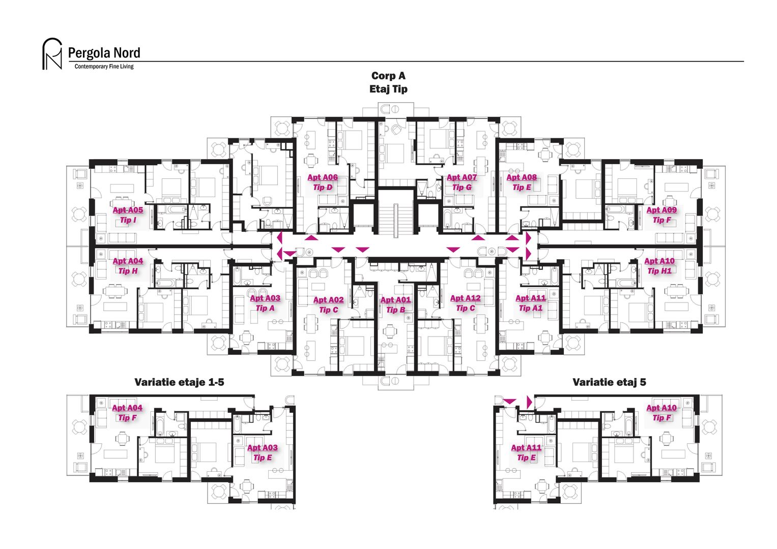 Apartament Tip E, etaj 1 - 6 - Poză 3