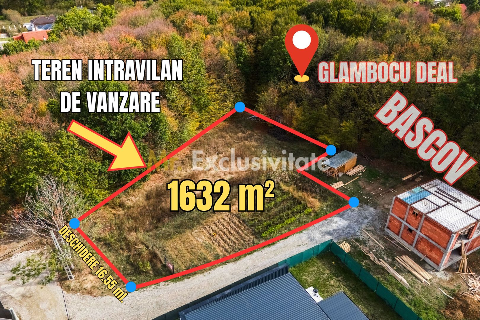 Teren Bascov-Glamboc 400 mp, langa padure,toate utilitatile - Poză 6