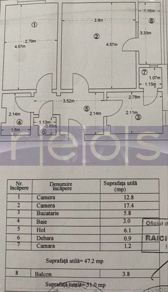 VANZARE APARTAMENT 2 CAMERE CAMIL RESSU PARK LAKE PARCARE INCLUS 51MP - Poză 10
