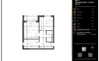 Vânzare, apartament, 2 camere, Răcădău, Brașov - Poză 3