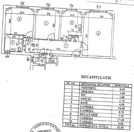 Apartament 3 camere centrala proprie Rahova - Poză 6