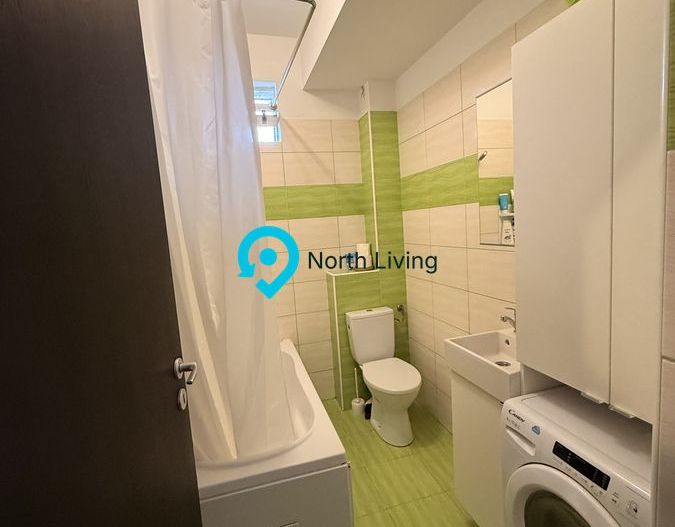 Studio 2 camere, 43 mp, mobilat complet, 4 min metrou Parcă Bazilescu - Poză 9