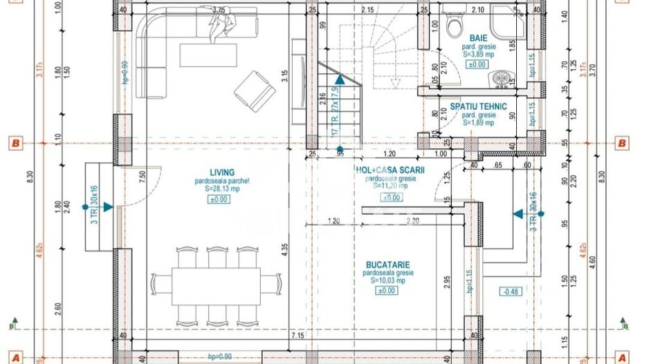 Casa individuala 4 camere, teren mare NOU - Poză 2