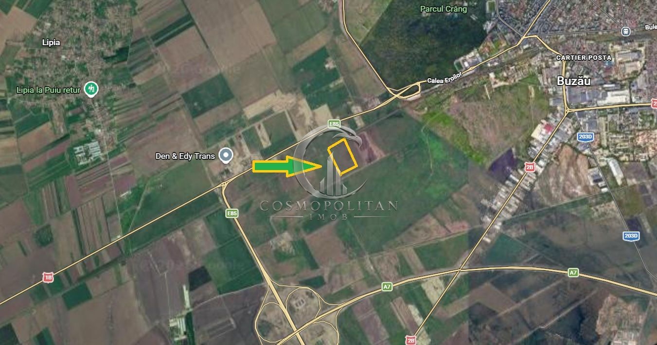 Teren intravilan ~ Buzau – iesirea spre Ploiesti ~ in apropiere de A7 - Poză 1