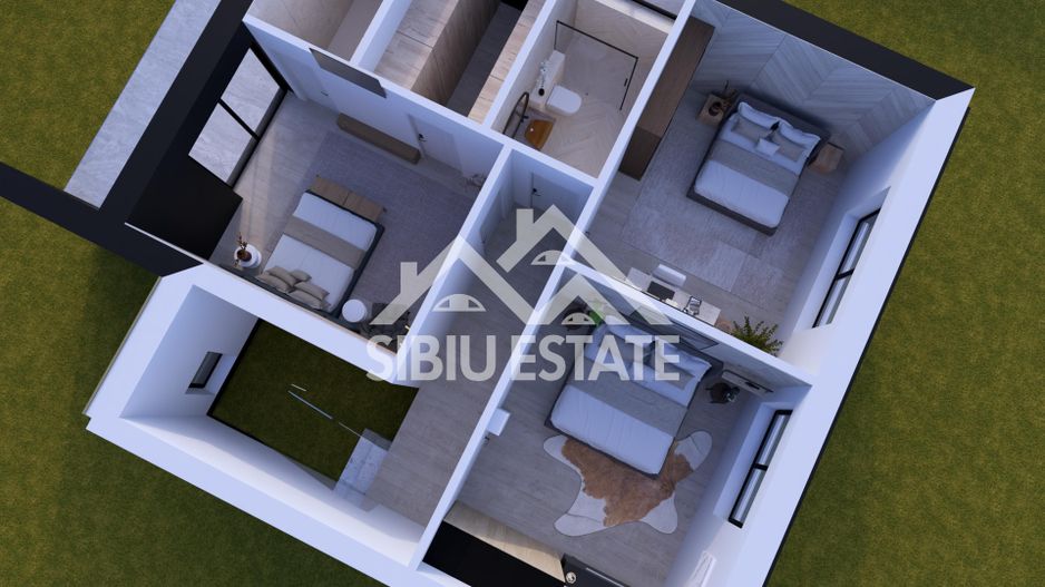 Casă Nouă cu 4 Camere, 3 Băi și Curte Generoasă | Comunitate Privată | - Poză 3