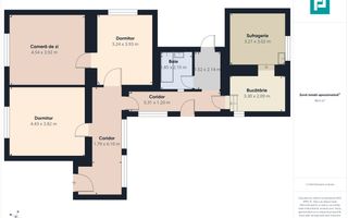 Casă cu 3 camere din văiugă în Macea - Poză 8