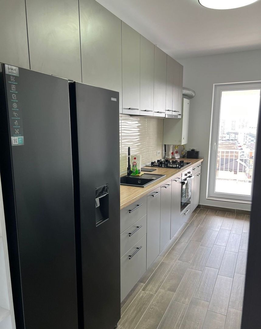 Apartament 2 camere cu terasă, parcare subterană, mobilat complet - Poză 9