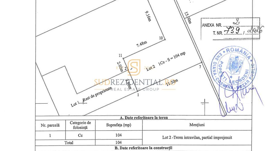 Vila P+1+Pod cu 4 camere, curte si parcare | Comuna Berceni - Schiță 18