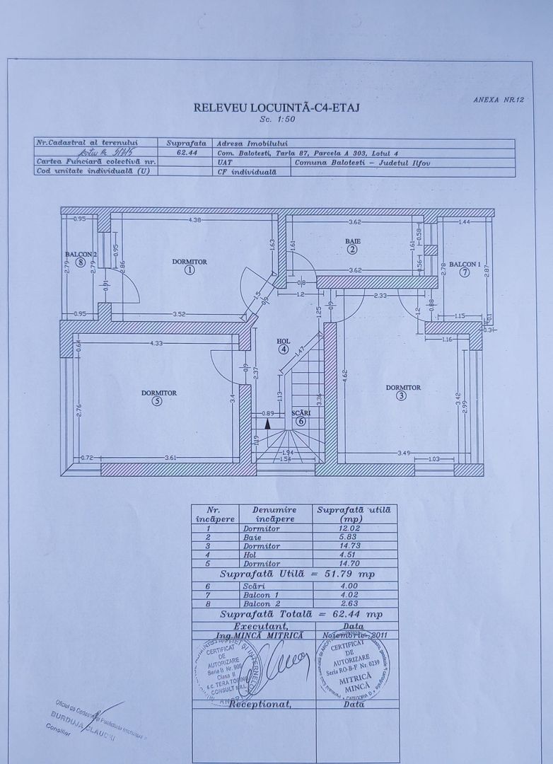 VANZARE DUPLEX 5 CAMERE | BALOTESTI | CURTE PRIVATA - Schiță 15