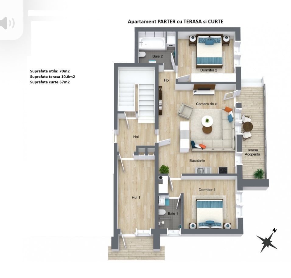 Apartament Otopeni Odaile bloc Boutique 9% doar in IULIE - Poză 4