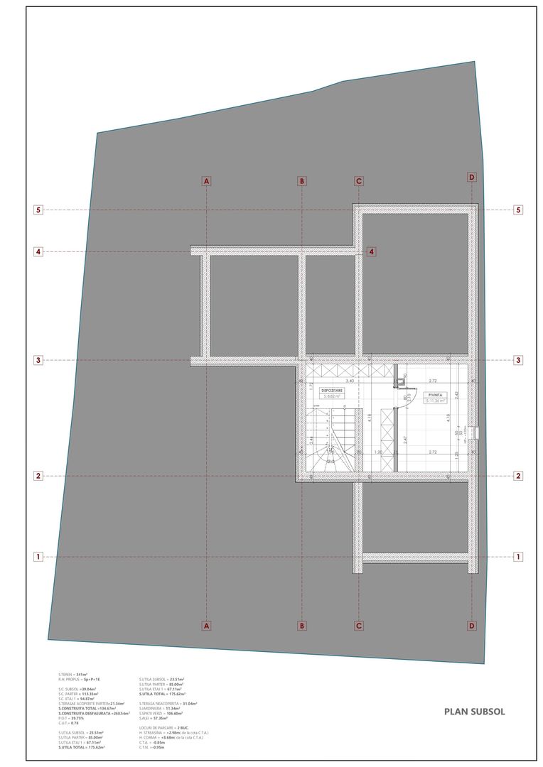 Casa in zona centrala cu proiect si autorizatie pentru extindere - Poză 9