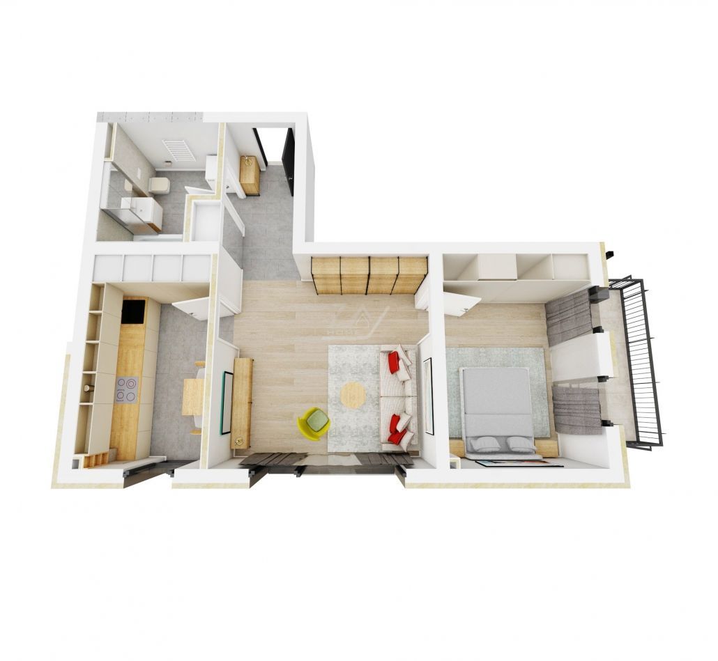 COMISION 0! Etaj intermediar. Bucatarie inchisa. Lift. Loc de parcare. - Poză 10
