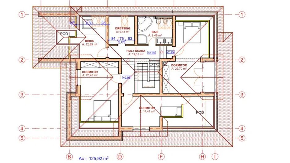 Casă cu Garaj - Personalizează-ți Spațiul După Bunul Tău Plac! - Schiță 14