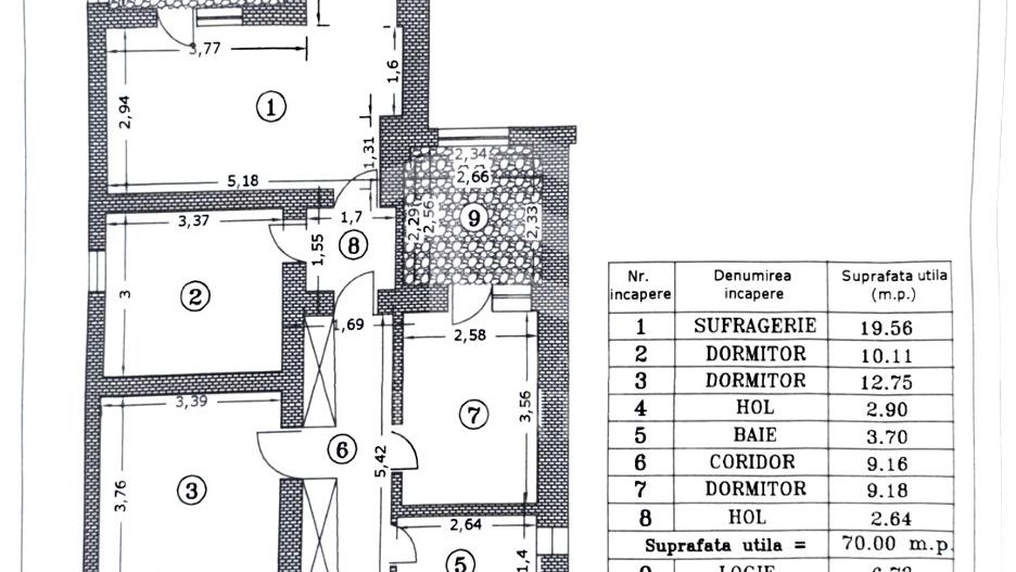 Casă Individuală | 6 Camere | Garaj | Sector 6 Califarului nr.32 - Schiță 25