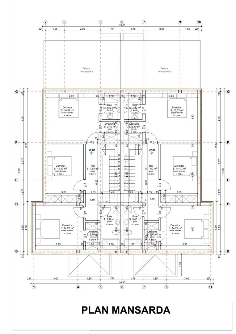 COMISION 0, DUPLEX 5 Camere, 140 mp Utili, 315 Mp Teren, Lidl. Sacalaz - Poză 4