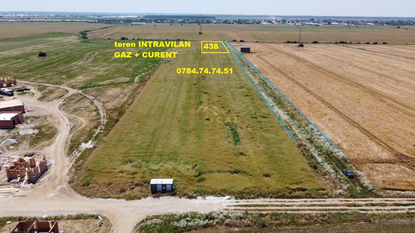 Teren constructie casa | 438 mp | comuna Berceni - Poză 3