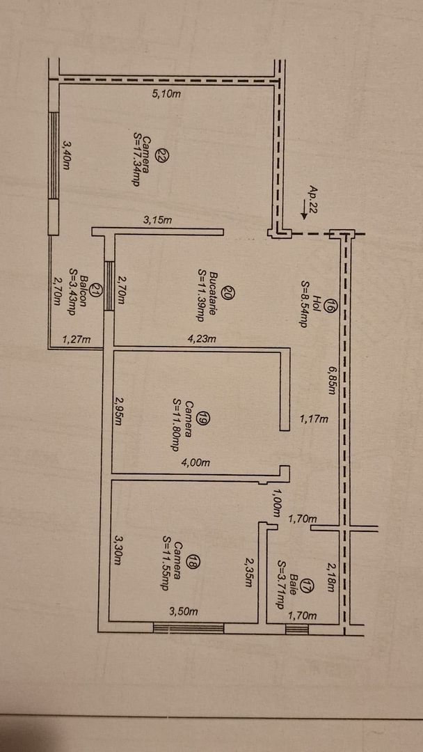 Girocului - Plavat II | 3 Camere | Centrala proprie | Mobilat si Utilat - Poză 8