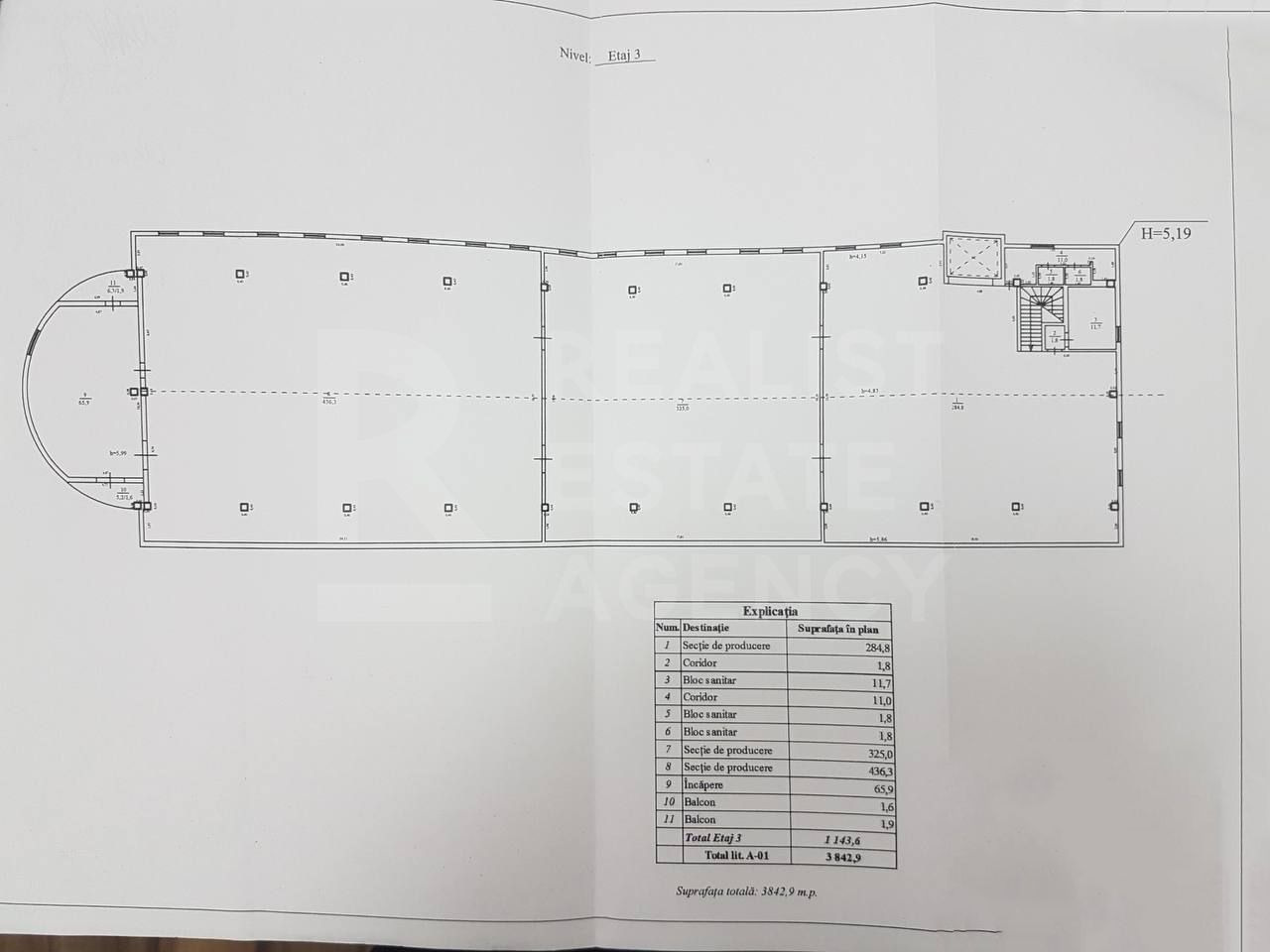 Vânzare, spațiu comercial, 3843 mp, strada N. M. Spătaru, Ciocana - Poză 19