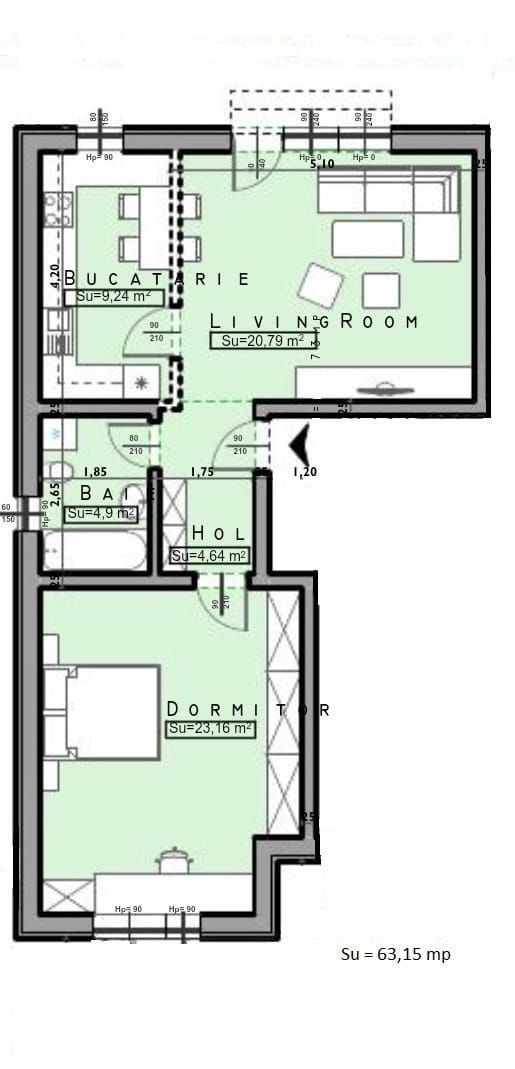 Apartament cu gradina in Dumbravita - Poză 8