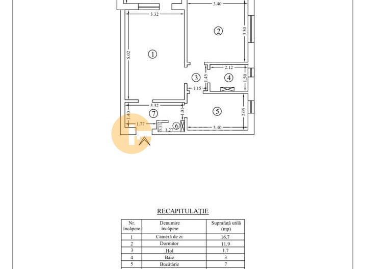 Tatarasi - 2 camere decomandat -etajul 1 - fara risc seismic - 50mp - Poză 8