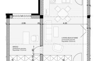 2 CAMERE / INTABULAT / BALCON / SUBCETATE - Poză 3