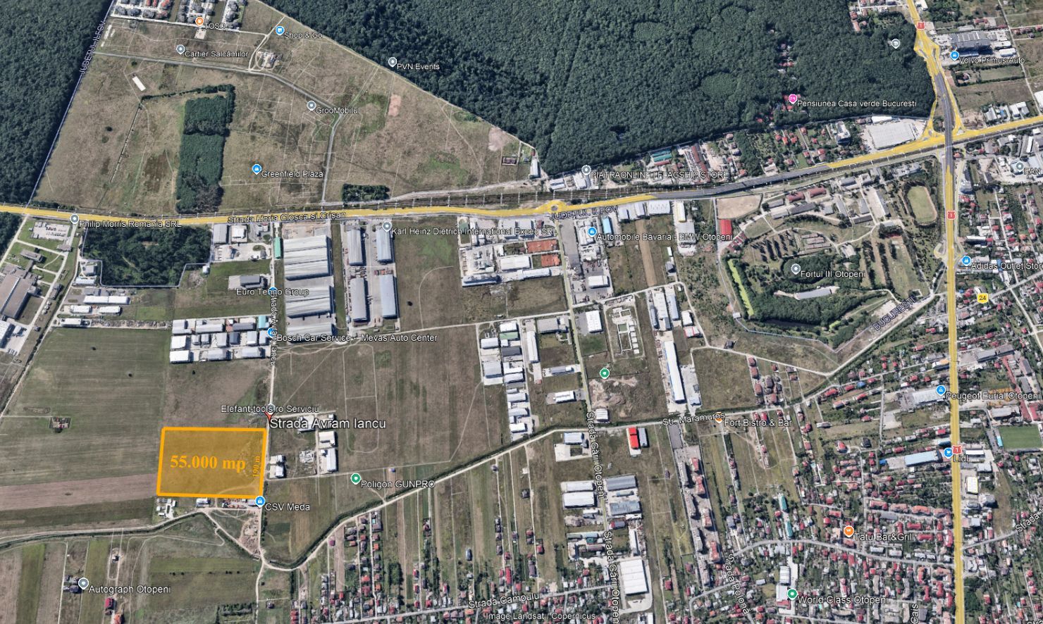 Teren logistic - Otopeni - Str. Avram Iancu - Parcelabil - Schiță 6