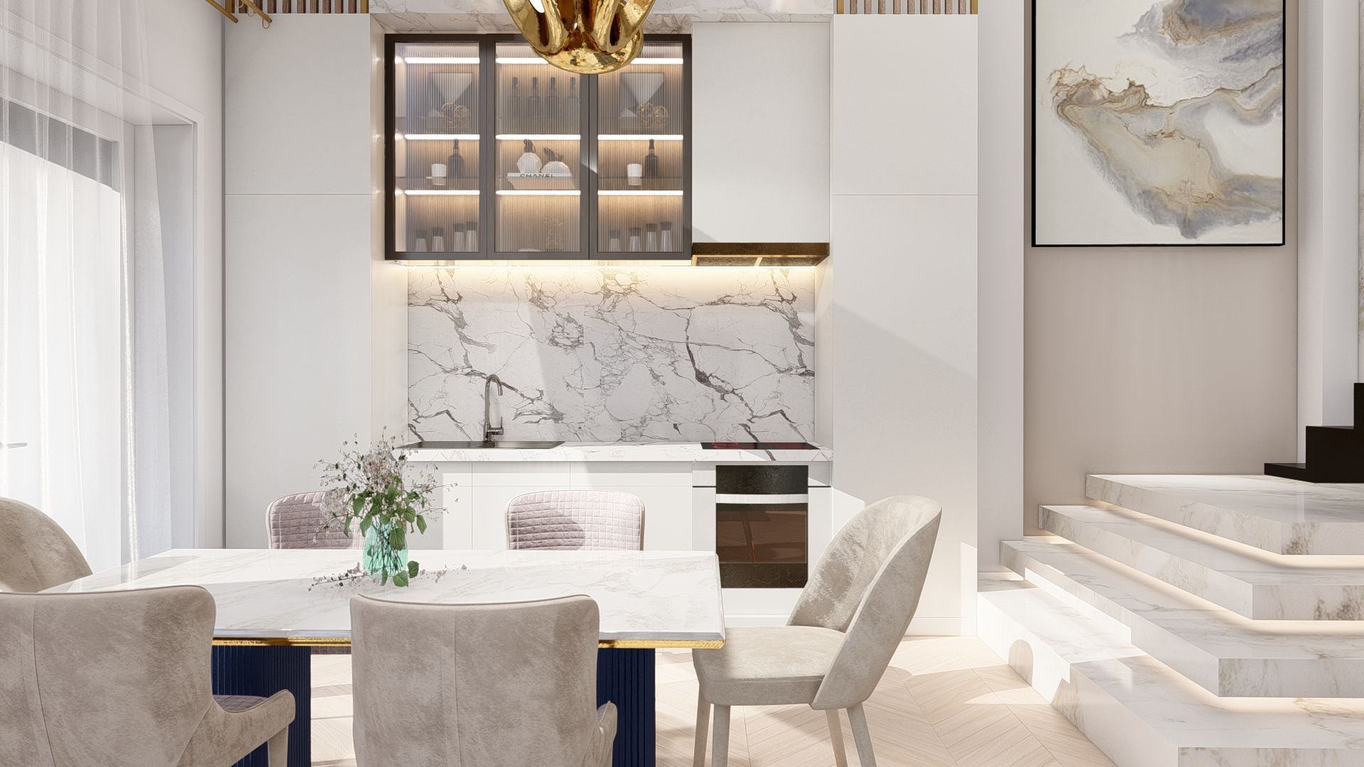 Penthouse exclusivist cu terasă generoasă și vedere spectaculoasă - Poză 4