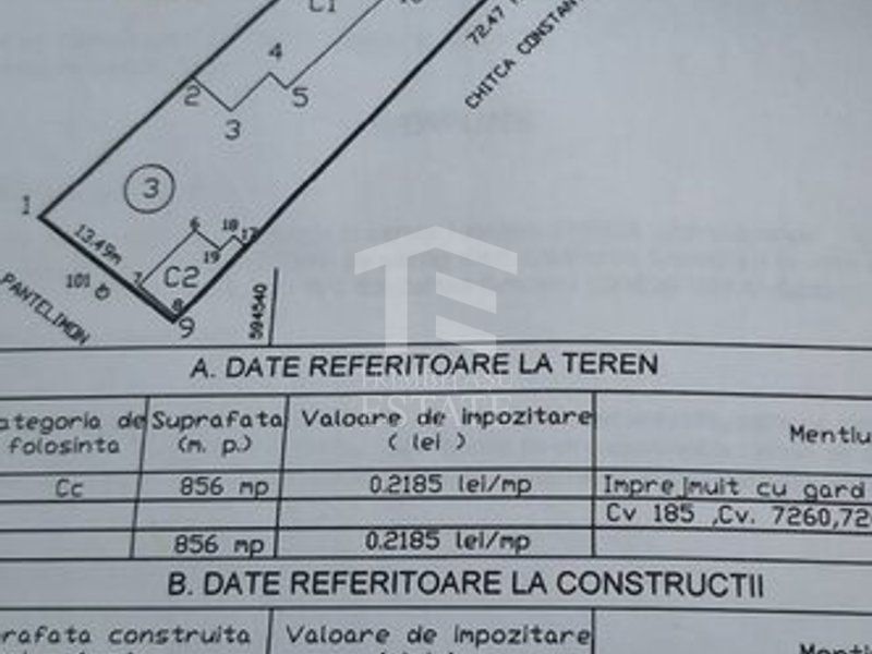TEREN 856 MP - DESCHIDERE 13.49 - OPORTUNITATE INVESTITIE - UTILITATI - OFERTA - Poză 15