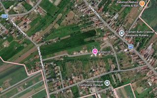 Teren intravilan Ghercesti 526mp-curent-apa-gaze-strada 11m latime - Poză 1