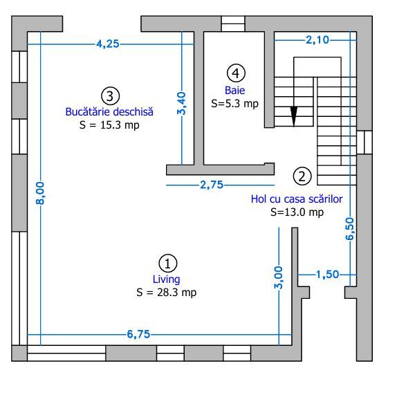 Casă individuală modernă P+1 | 120 mp utili | Teren 486 mp | Șura Mică - Poză 6