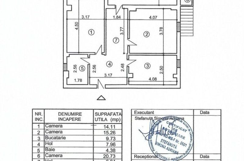 Apartament 3 camere si curte proprie aprox 80 mp biserica Bazilescu - Poză 10