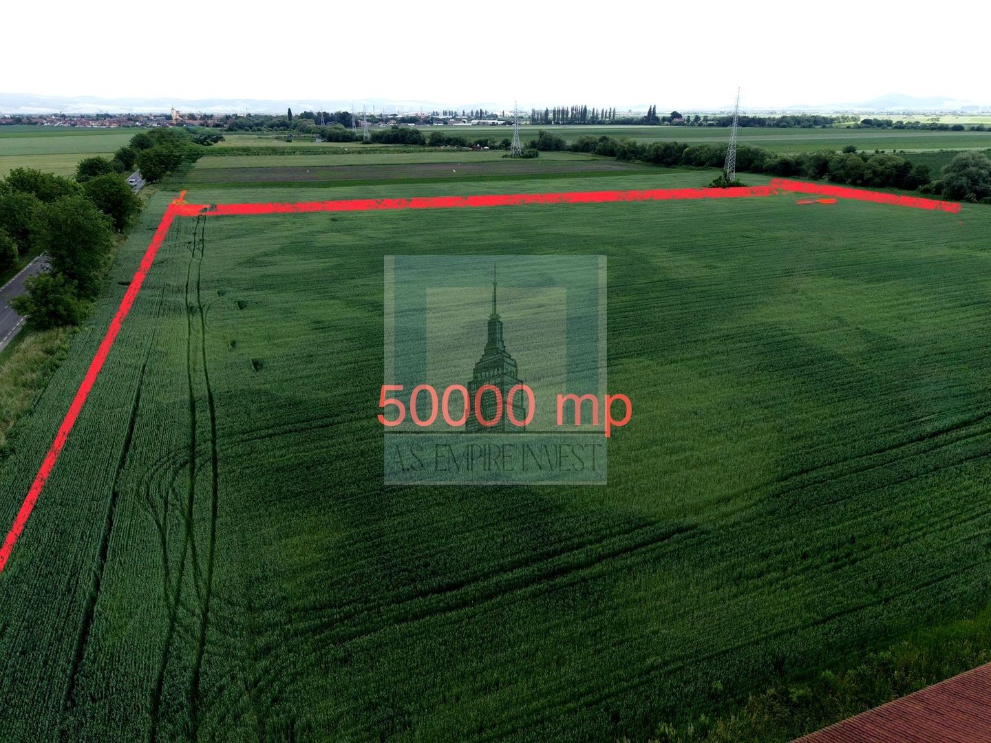 Teren intravilan 50000 mp, cu PUZ, Aprobat - zona Halchiu/Codlea - Poză 1