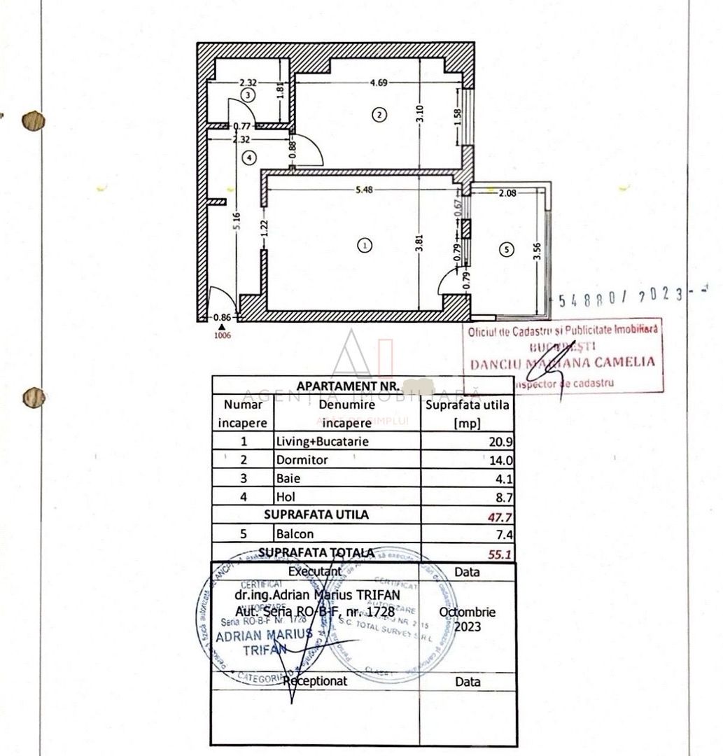 2 Camere Central Address Sebastian | Parcare | Mobilat - Poză 17