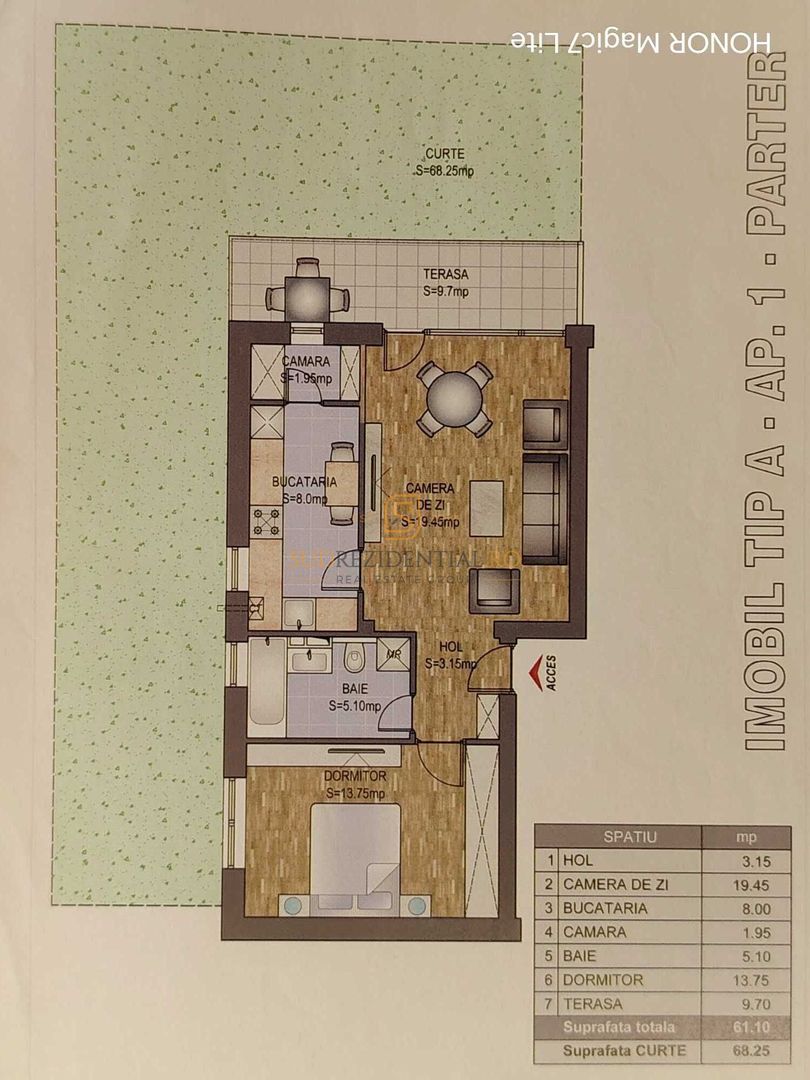 Apartament 2 camere cu curte generoasă proprie | Young City Residence - Poză 19