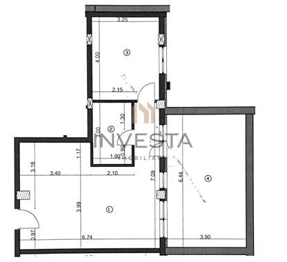 Apartament 2 camere cu terasa, etajul 1, bloc luxury, langa PLATINIA! - Schiță 10