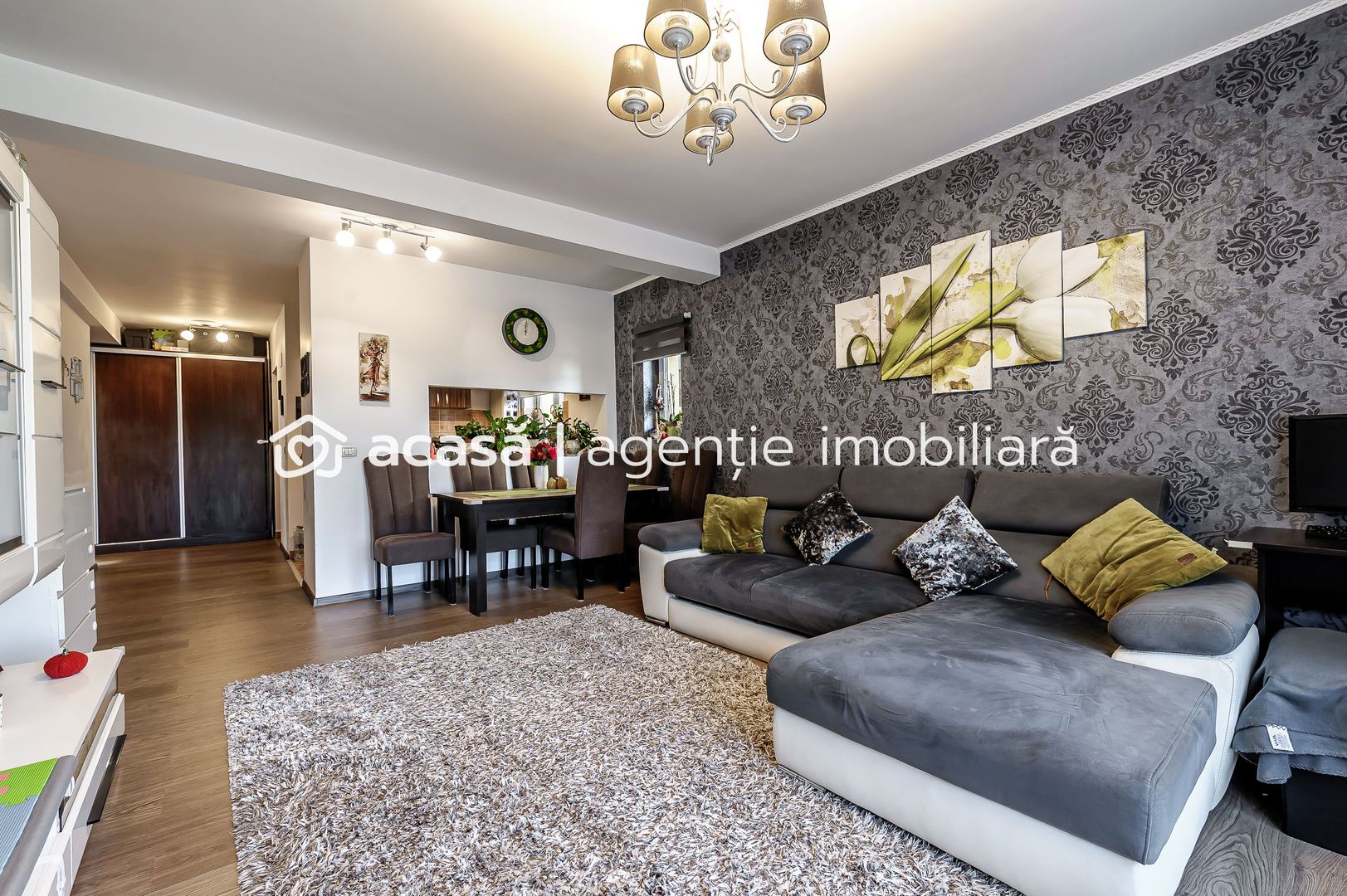 REZERVAT Apartament amenajat cu 2 camere la etajul 1 in Subcetate - Poză 3