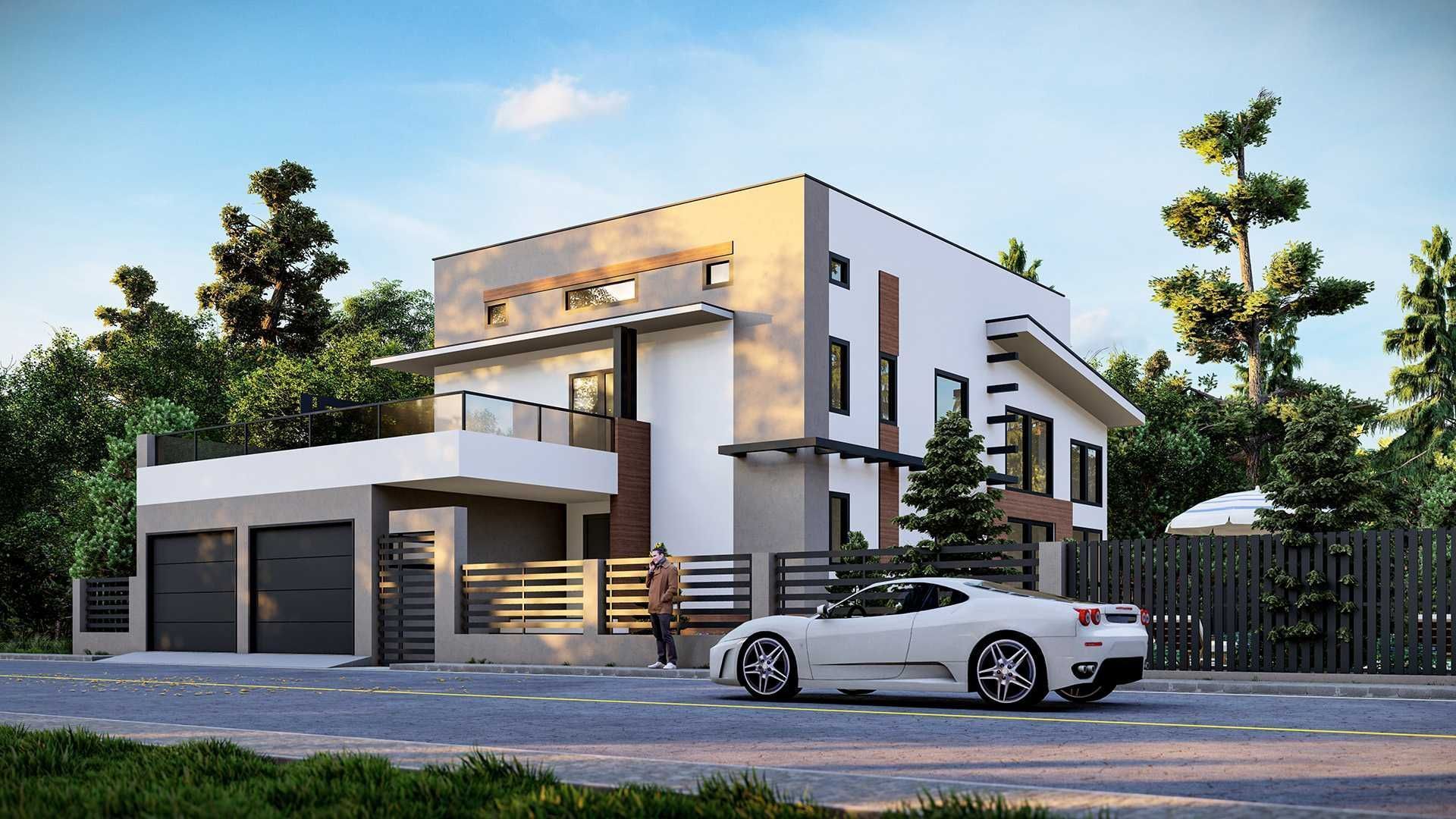 Vila extravaganta - individuala | 5 camere | 900mp teren | Balotesti - Poză 8