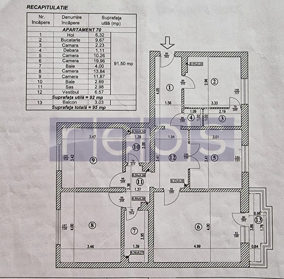 VANZARE 4 CAMERE | BLOC ANVELOPAT | ZONA NERVA TRAIAN - Poză 8
