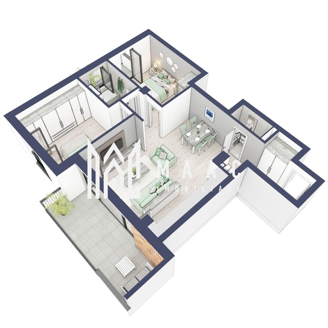 Apartament 3 camere | Balcoane 15.1 mp | Etaj II | Turnisor - Poză 2