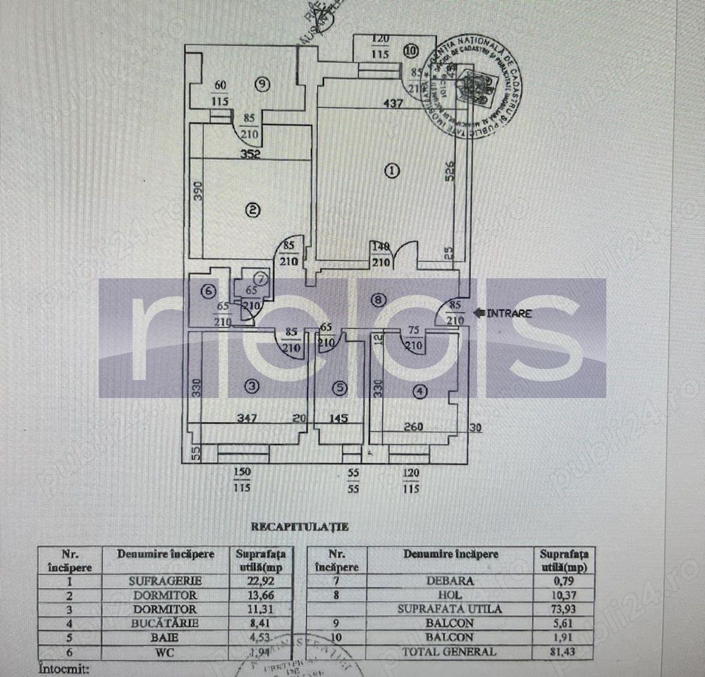 VANZARE - APARTAMENT | 3 CAMERE |  PIATA -UNIRII - Poză 10
