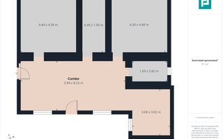 Casă renovată 4 camere si 1452 mp teren în Bătania - Poză 8