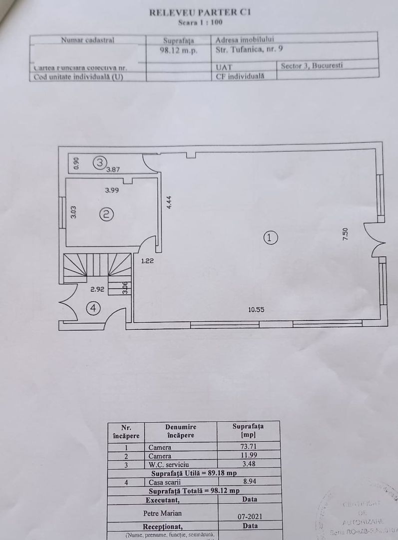 Vila deosebita cu teren 1050 mp de vanzare Metrou Republica Sector 3 - Poză 12