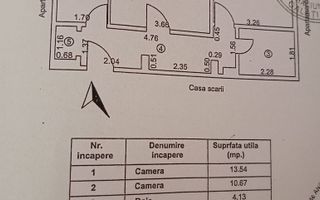 Apartament 2 camere, etaj 4/4, Micro 14 - Poză 1